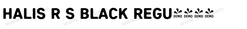 Halis R S Black Regu字体转换